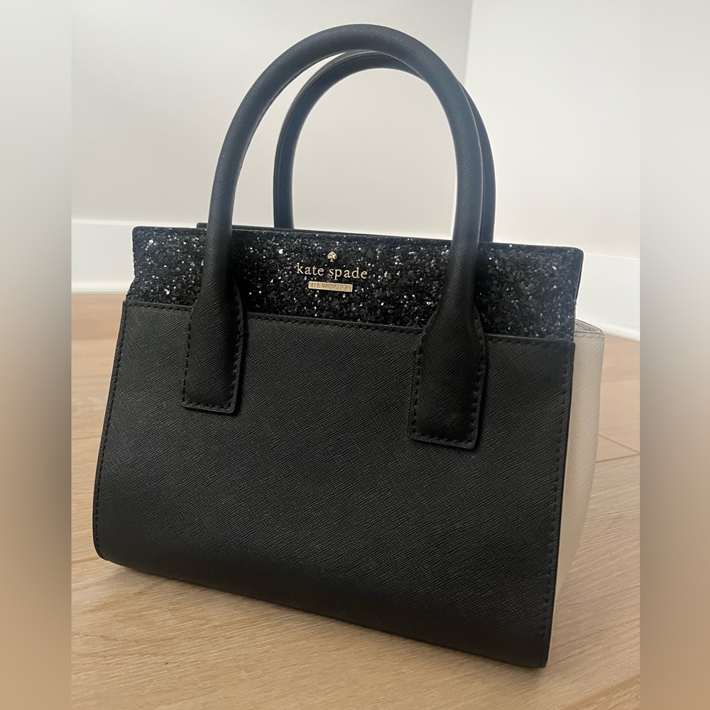 Like New Kate Spade Black and White Handbag